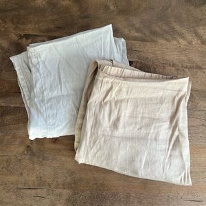 2 Pairs of J. Jill Linen Stretch Pants